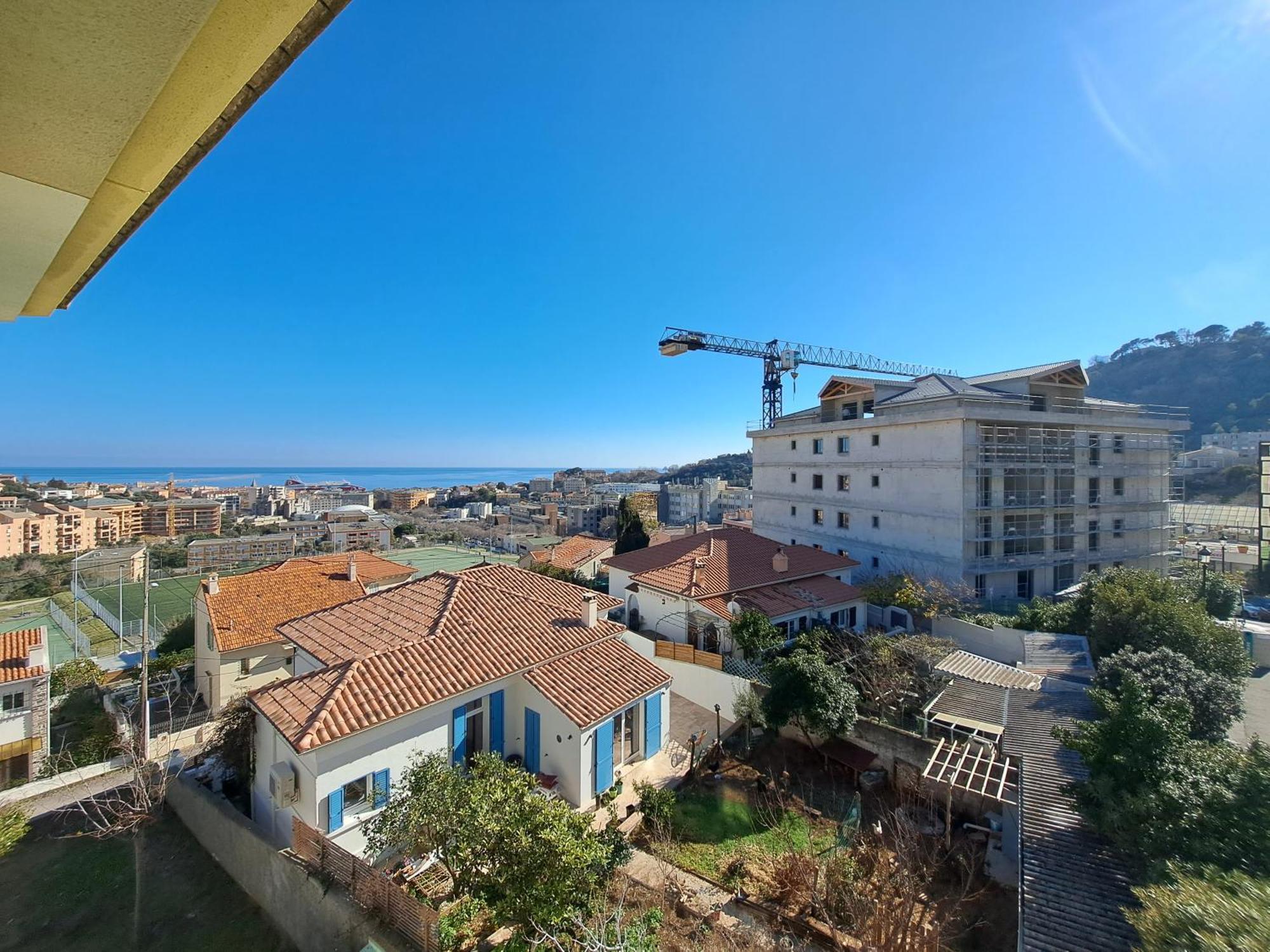 Grand T2 Proche Centre Ville, Vue Mer Et Montagne Bastia  Buitenkant foto